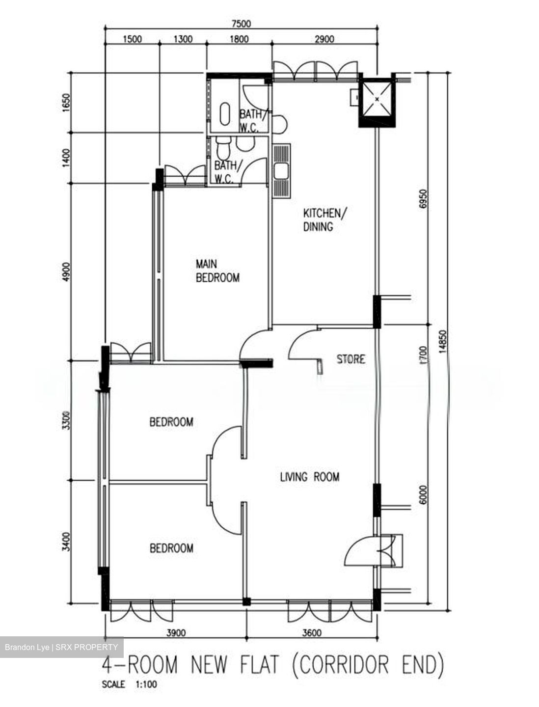 Blk 225 Ang Mo Kio Avenue 1 (Ang Mo Kio), HDB 4 Rooms #509179521